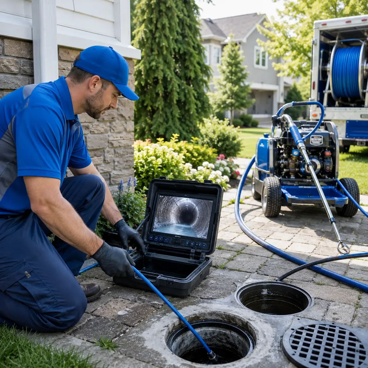 Outdoor drain cleaning professionals serving Paris, AR